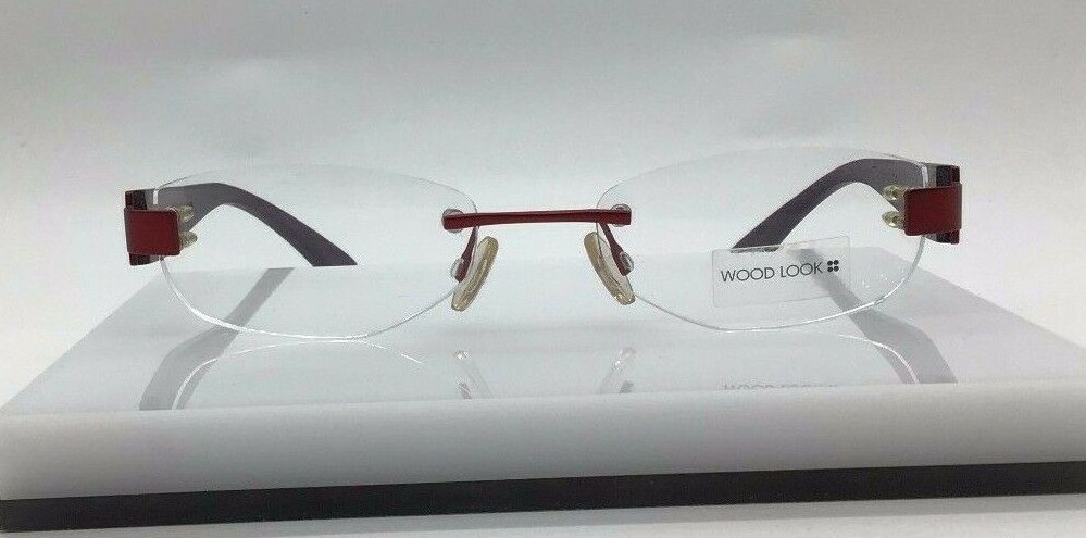 Оправа для очков без оправы Woodlook WL 018 Red/Purple 026 51-18-125 Люксембург