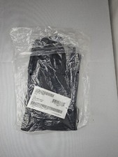 US Military Issued Light Duty Black Leather Gloves with Wool Liner sz 4 New