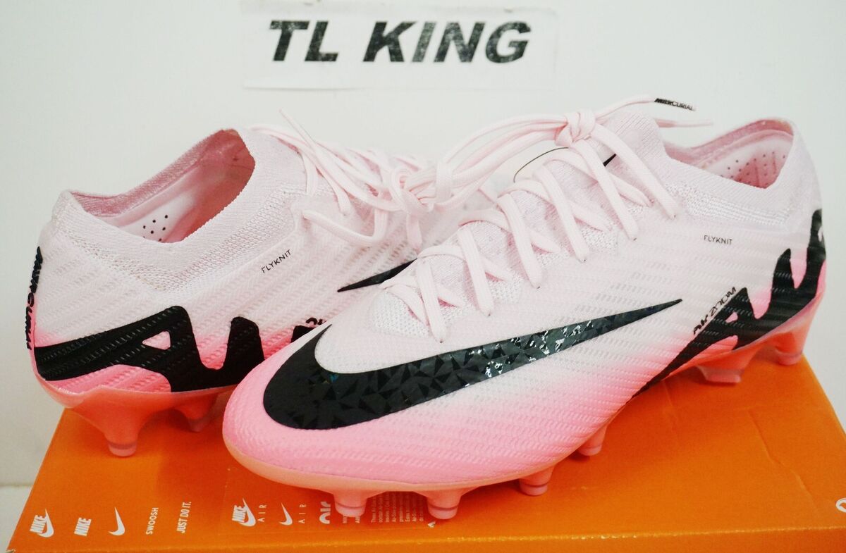 Nike ZM Mercurial Vapor 15 Elite AG-Pro P Soccer Cleats Pink Nike ZM Mercurial Vapor 15 Elite AG-Pro P Soccer Cleats Pink
