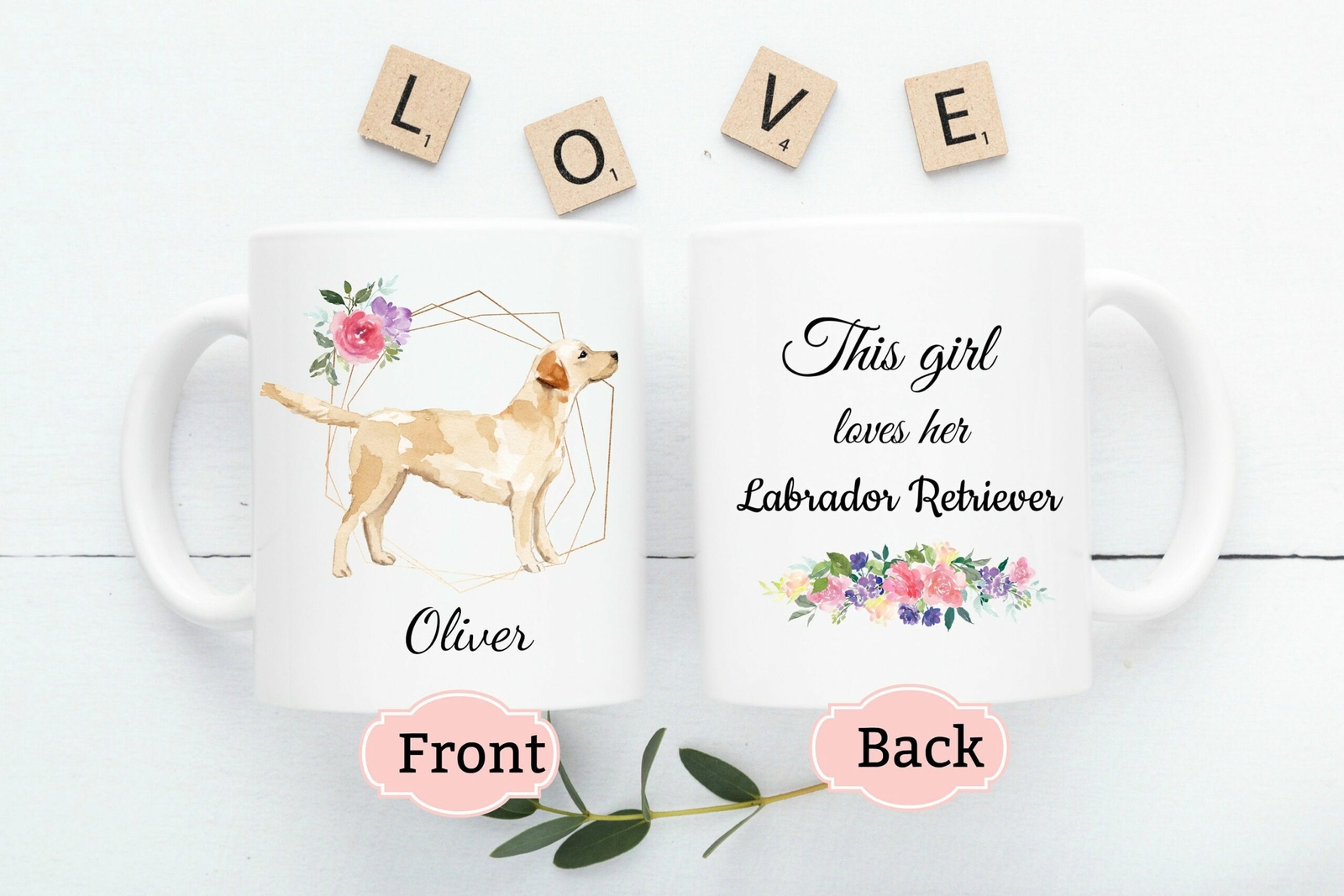 Personalized Labrador Retriever Mug Personalized Pet Mug Custom Pet Mug Dog