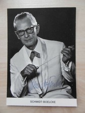 Werner Schmidt-Boelcke Conductor Autogramm signed 10x15 cm Postkarte