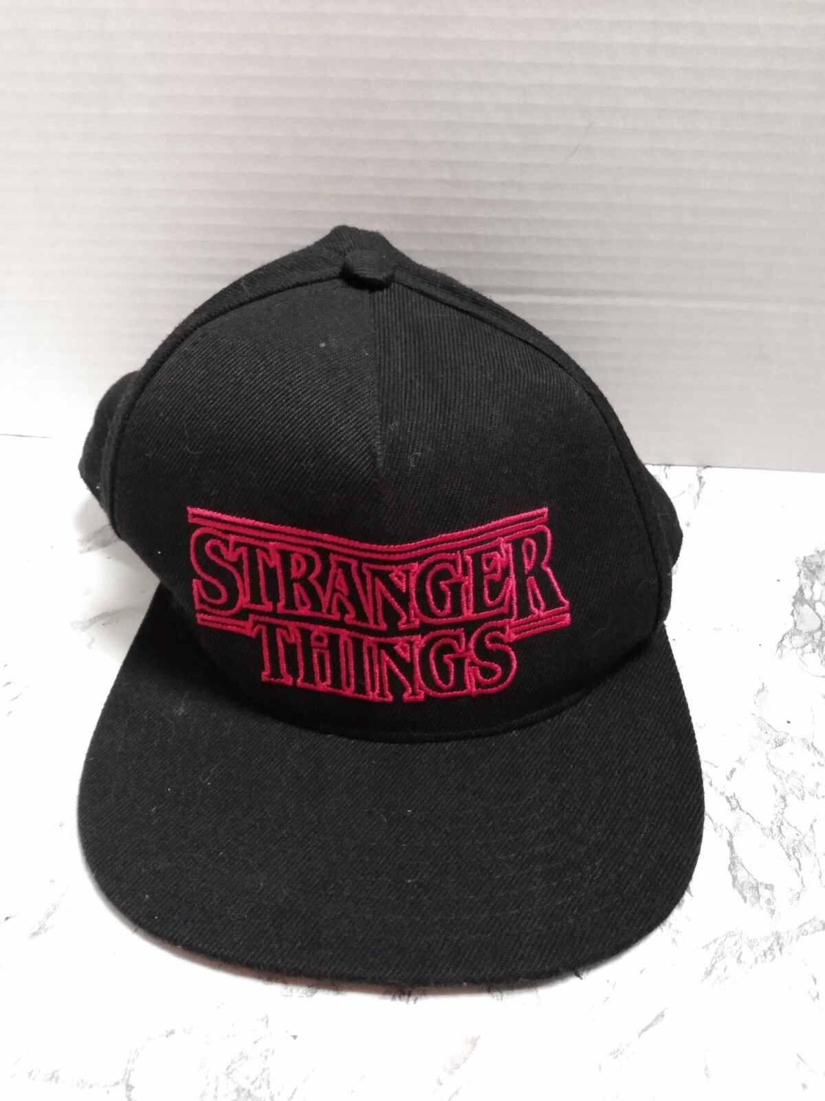 Stranger Things Black Adjustable Hat - image 1
