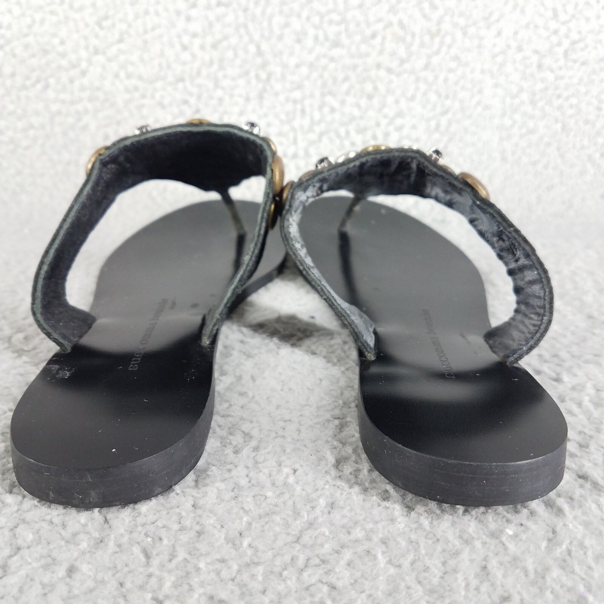SUECOMMA BONNIE ◆Jewelry sporty sandal(black) Suecomma Bonnie Sandals Women's US 7 FR 38 Black Embellished