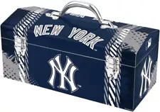 New York Yankees Steel 16"x7"x8" Tool Box with Tray by Team ProMark