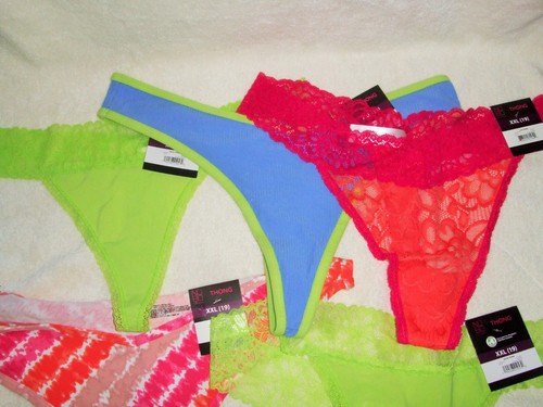 (9) No Boundaries Assorted Thong Panties Size XXL (19) Brand New With Tags ~ Z5 - Imagen 6 de 7