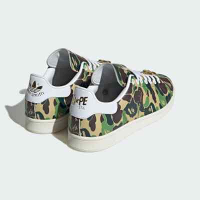 adidas Originals Stan Smith x Bape 30th Anniversary Camo Size 12 adidas Originals Stan Smith x Bape 30th Anniversary Camo Size 12