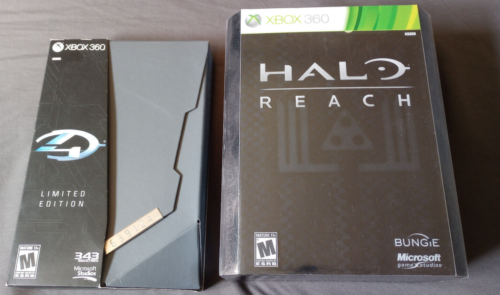 Xbox 360 Games Lot of 2 Halo Reach Collector's Edition + Halo 4 Limited Edition