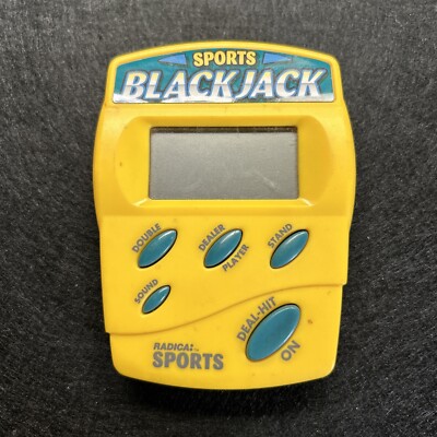 Radica Electronic Handheld Game Sports Blackjack - Model 3450