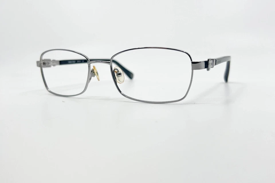 Оправы для очков Nine West NW1047 035 черные серебристые квадратные с полным ободком 54-18-135 - Изображение 2 из 4