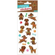 2 Sheets Chocolate Labs Scratch Sniff Stickers Papercraft Party Favors Crafts