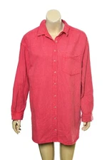 Anthropologie Pilcro Oxford Tunic Shirt Top S 6 Women's Casual Boho NWD 40022