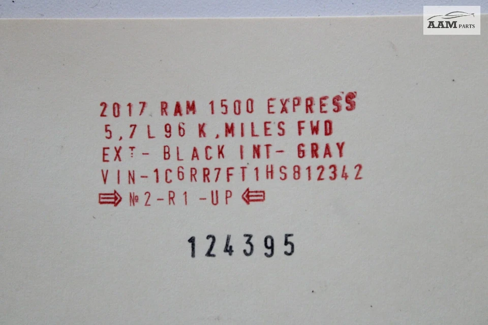 Dodge Ram 1500 2017-2018 núcleo de calefacción suministro de refrigeración manguera de retorno tubería OEM Foto 4 de 4
