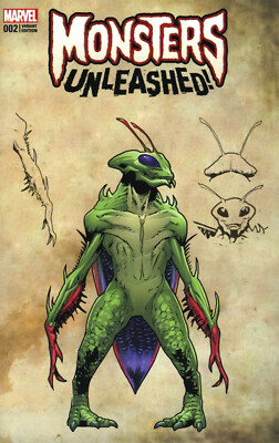 Monsters Unleashed #2 New Monster Wraparound Variant Marvel 