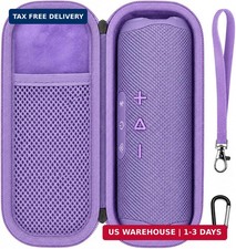 Hard Case for JBL Flip 7/6/5 Portable Bluetooth Speaker, Purple