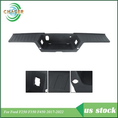 Black Plastic Rear Bumper Step Top Pad Suit For Ford F250 F350 F450 2017-2022
