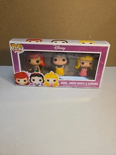 New Sealed Funko POP Minis Disney Princess 3-Pack Ariel Snow White Aurora Gb