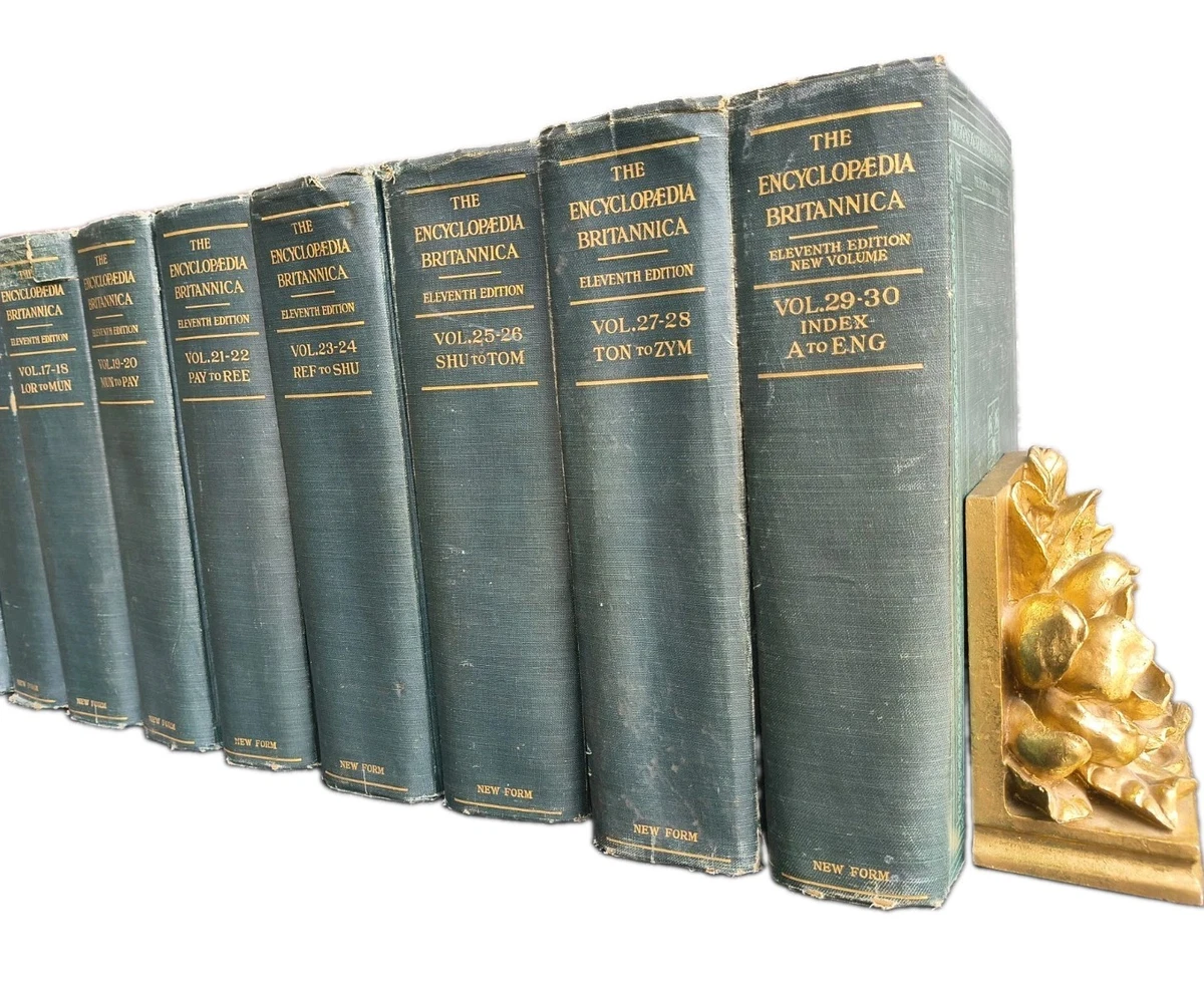 Encyclopædia Britannica, Inc Original 1900-1949 Antiquarian
