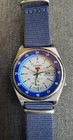 Rare Vintage Seiko 5 Railway Time Automatic Mens Wrist Watch 1980s Japan Made