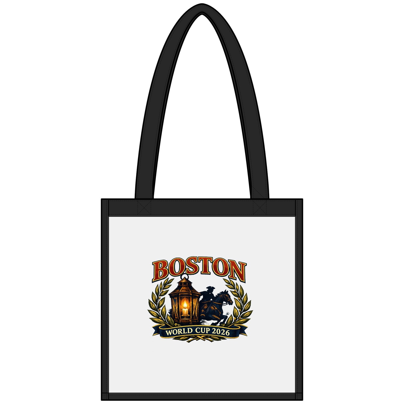 Boston World Cup 2026 Soccer Badge Clear Tote Bag Stadium Approved