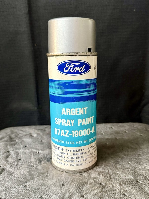 Vintage Ford Silver Argent Spray Paint Can - Dearborn, MI