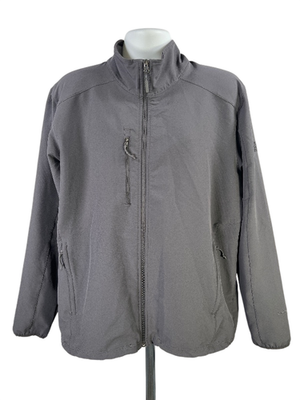 #ad #ad The North Face Men#x27;s Gray Windwall Full Zip Jacket XL $29.37