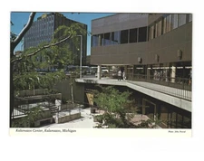 Kalamazoo Center Kalamazoo MI vintage postcard unposted