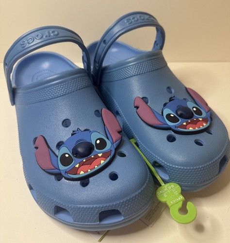Crocs Disney Stitch Classic Clog Blue Men's 12, Women's 14 - Picture 1 of 9