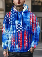American Flag Hoodie - 3D All Over Print Hoodie - Adults  Youth