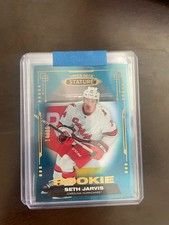 2021-22 Upper Deck Stature Rookie BLUE #105 Seth Jarvis #'d 14/35