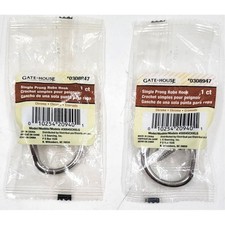 Gatehouse Single Prong Robe Towel Clothes Hook 0308947 Chrome Finish Lot of 2