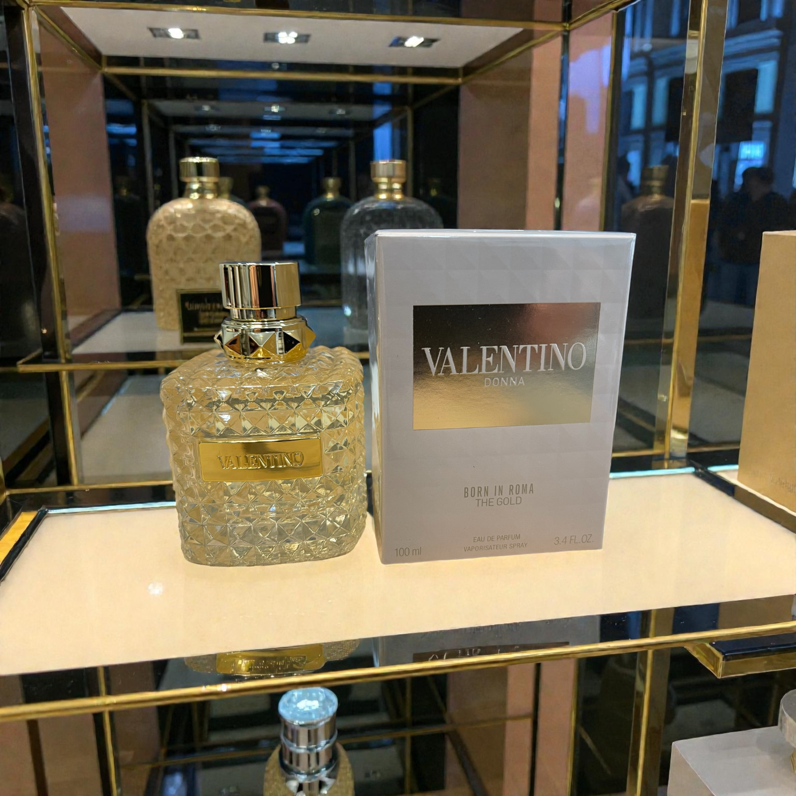 Valentino Donna Born in Roma The Gold EDP Women 3.4oz New in Original Box Sealed