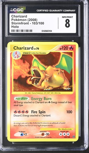 Charizard graded CGC 8 for sale on eBay
