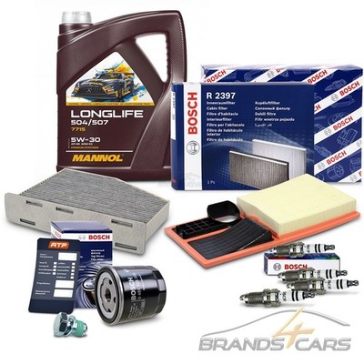 BOSCH INSPEKTIONSPAKET FÜR SKODA OCTAVIA 2 VW GOLF 5 1K 1.4 16V BJ 06-13