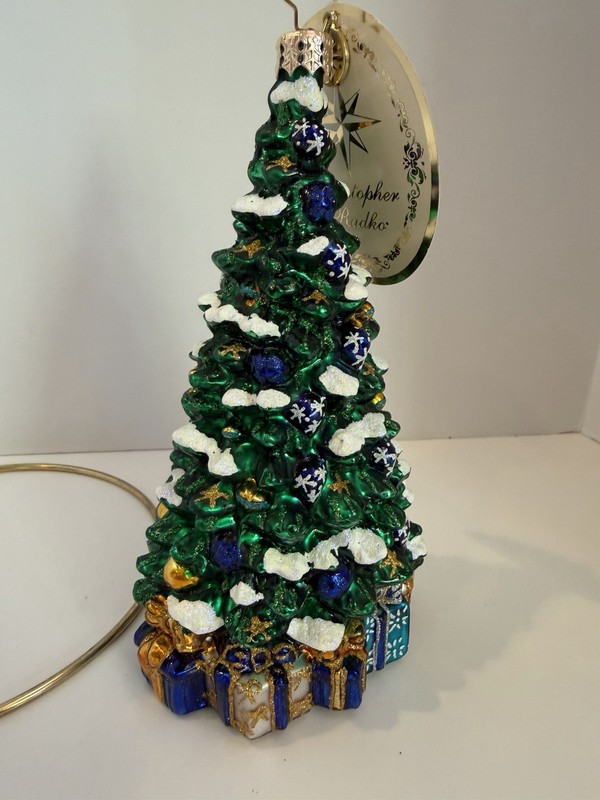 Shimmering In Sapphire Christopher Radko Ltd Edition #569 Of 1200