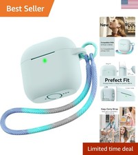 for Airpods 4 Case Cover - 2024 Airpod 4th Generation Soft Silicone Case with...