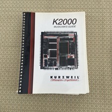 Kurzweil K2000 Digital Synthesizer Music Workstation Version 2 Guide Manual