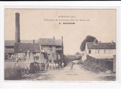 BUICOURT :Fabrique de Carreaux dits de Beauvais, G.BOURON - très bon état