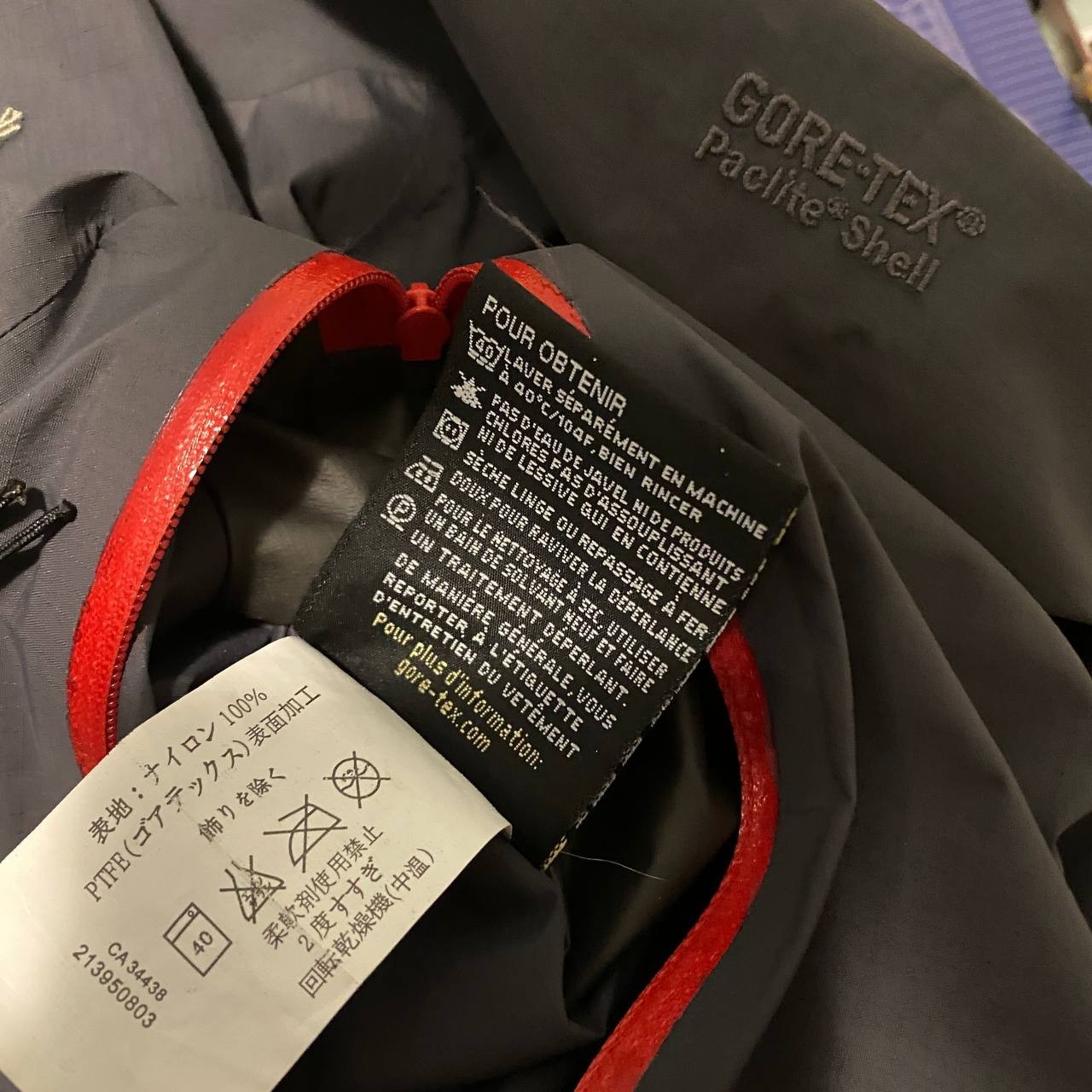 Arc'teryx Alpha SL Gore Tex Paclite Shell Hooded Anorak Jacket Size XL image 3