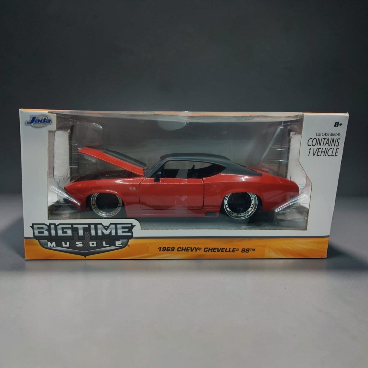Jada Toys BigTime Muscle 1969 Chevrolet Chevelle SS Red Diecast