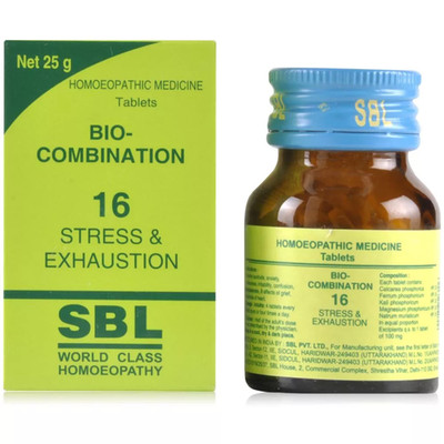 SBL Homeopathic Bio Combination 16 (25 - 450 gm Tablets)