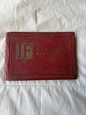 IF by Rudyard Kipling 1910 Leather Book Rare First Edition!! Garden City Double
