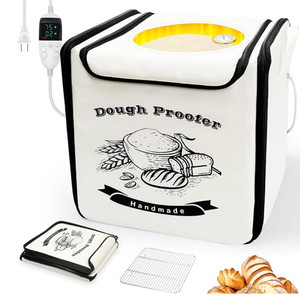 Folding Bread Proofing Box Fabric Dough Proofer with Temp Control 8-Timer Humidi