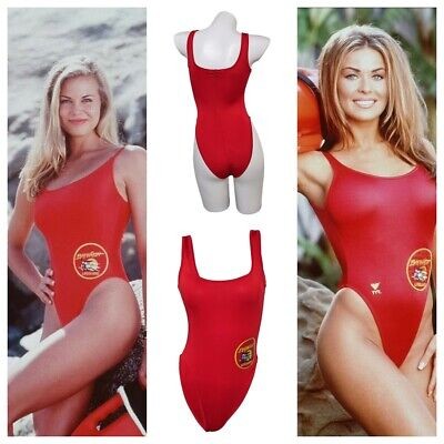 Baywatch C.J. Parker Cosplay Costume Roleplay Red swimsuit Bikini Beachwear