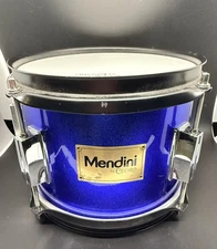 Mendini by Cecilio Tom Drum 8” Wide x 7” Tall– Blue Sparkle –