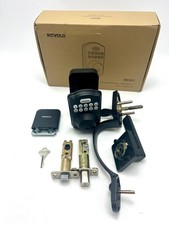 Black - Revolo RE001 Electronic Keypad Deadbolt Keyless Entry Auto Lock
