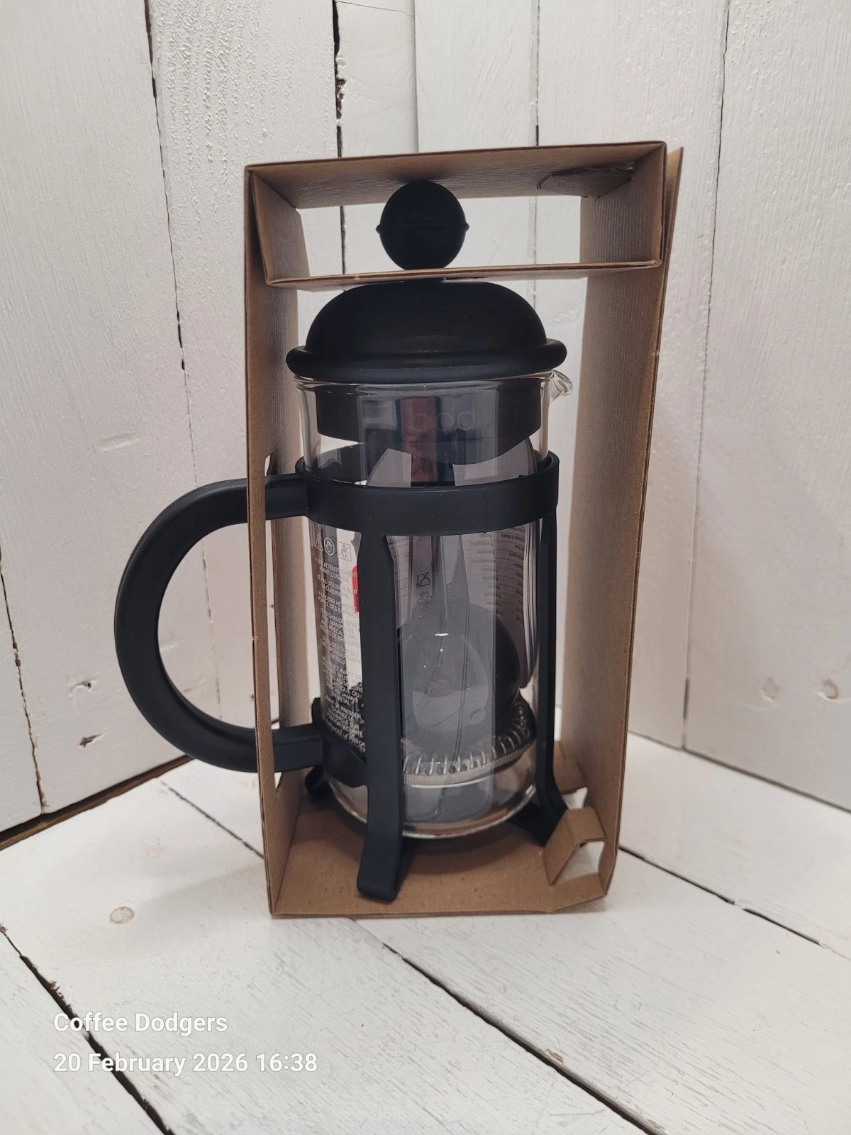BODUM Java French Press Coffee Maker 3 Cup 0.35l 12 Fl.oz No.1903 Black