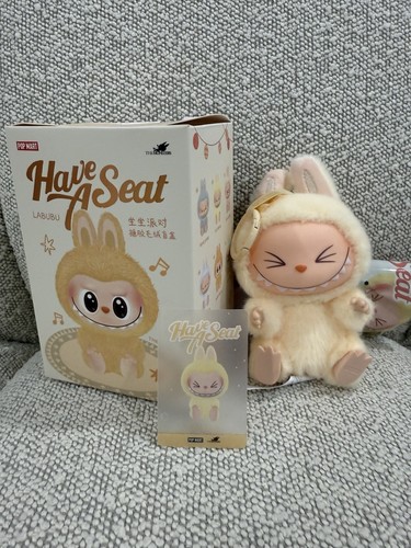 POPMART LABUBU The Monsters Have a Seat Series Plush Pendant Blind Box - SISI