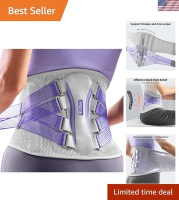 Ergonomic Back Brace for Pain Relief - Adjustable Support for Active Adults