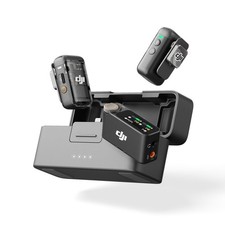 Dji Mic 2 2 Transmitters  1 Receiver  Charging Case All-In-One Microphone W 