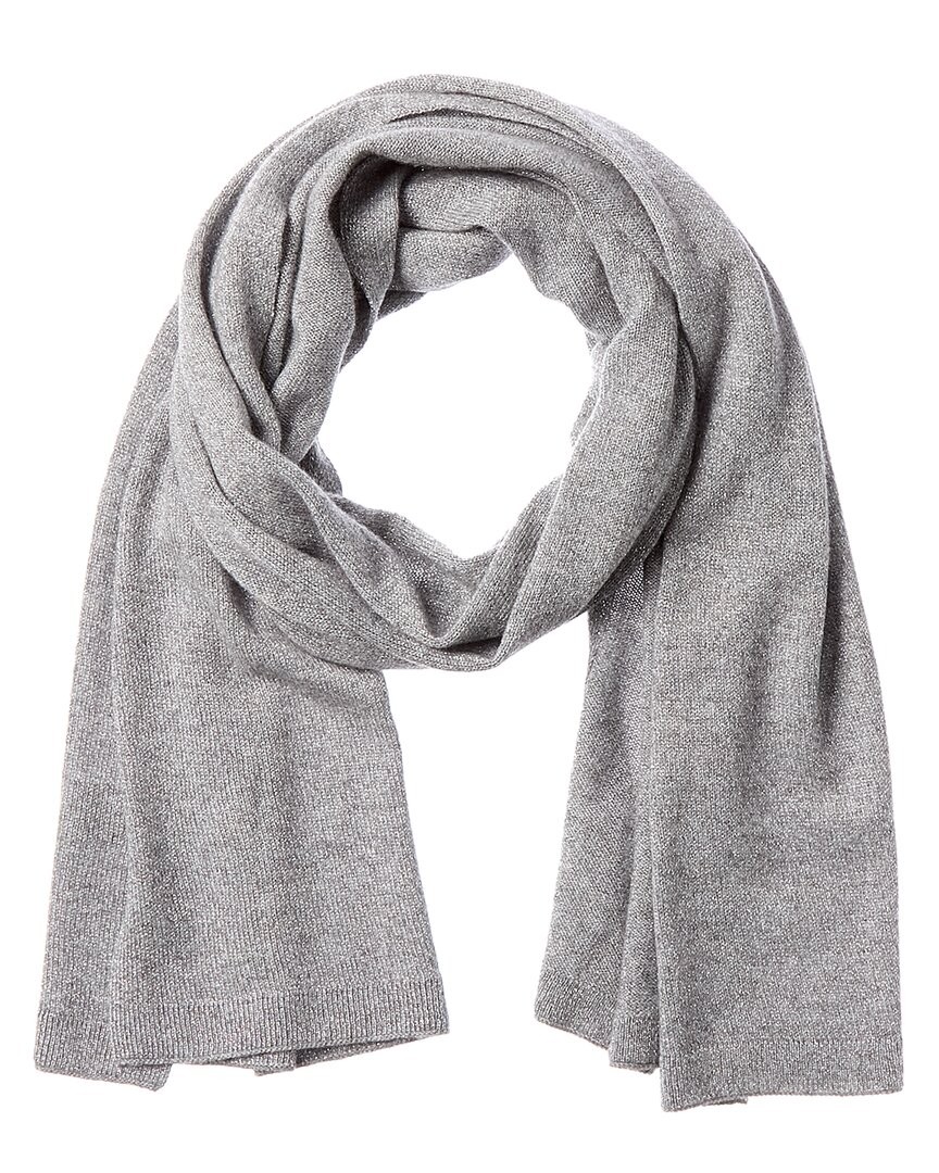 Hannah Rose Lurex Cashmere Scarf Womens Blue 19890₽